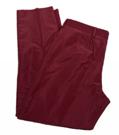 Pantalon court Miu Miu Bordeaux satiné T. 38 EU (M)