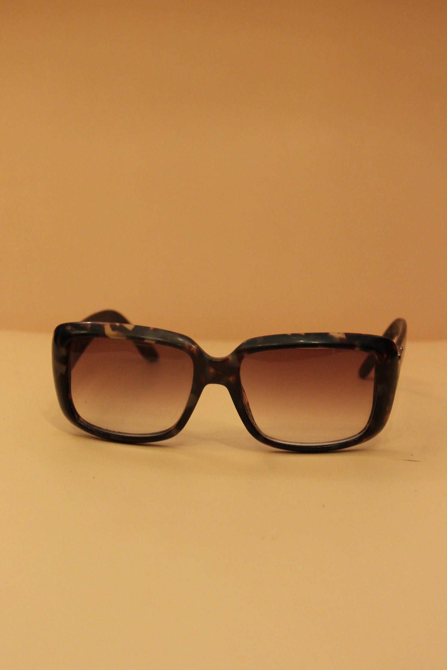 Lunettes de soleil Yves Saint Laurent femme brun écaillées