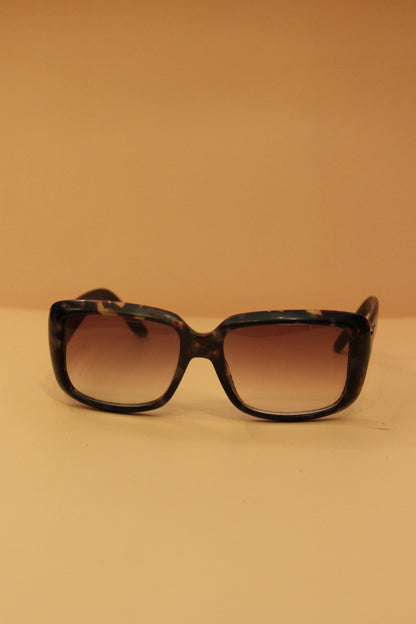 Lunettes de soleil Yves Saint Laurent femme brun écaillées