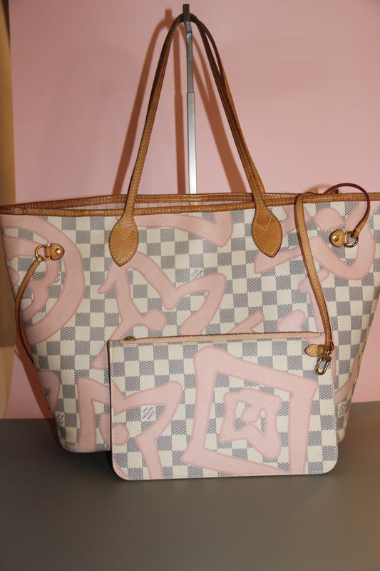 Sac Louis Vuitton Neverfull MM Limited Edition Damier Tahitienne